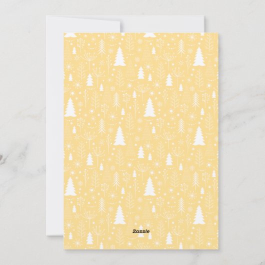 Moderne kerstfoto van Merriest Feestdagenkaart (Achterkant)