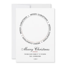 Moderne kerstfoto van Merry