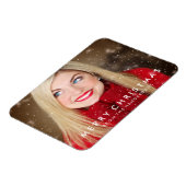 Moderne kerstfoto van Merry Magneet (Linkerzijde)