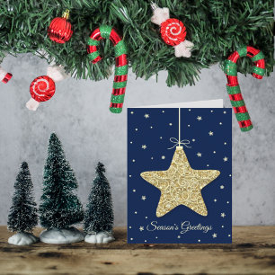 Moderne kerstfoto van Ornament Feestdagen Kaart