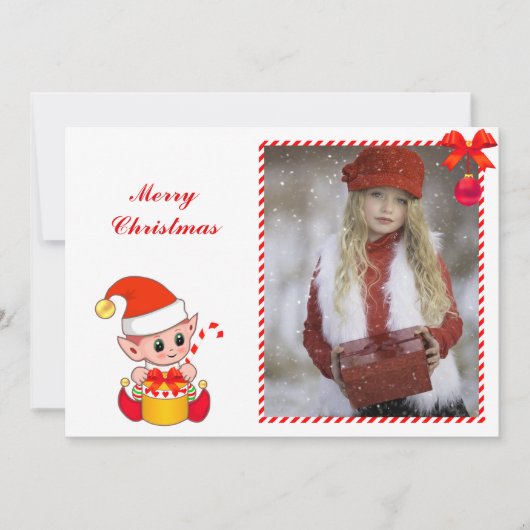 Moderne kerstfoto's en aangepaste foto's (Voorkant)