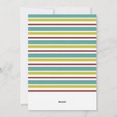 Moderne kerstfoto's voor 'GELOVEN' Feestdagenkaart (Achterkant)