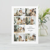 Moderne kerstfoto's voor Merry Collage Feestdagenkaart (Staand voorkant)