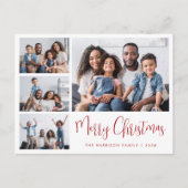 Moderne kerstfoto's voor Merry Collage Feestdagenkaart (Voorkant)