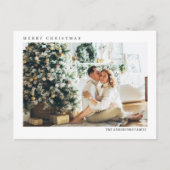 Moderne kerstfotoserie | Vrolijk kerstfeest Briefkaart (Voorkant)