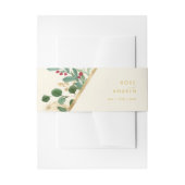 Moderne kerstgrenery | Cream Uitnodigingen Wikkel (Voorkant Voorbeeld)