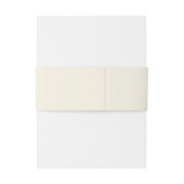 Moderne kerstgrenery | Cream Uitnodigingen Wikkel (Achterkant Voorbeeld)