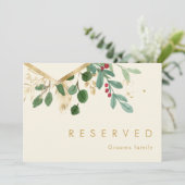 Moderne kerstgrenery | Gereserveerd teken voor roo (Staand voorkant)