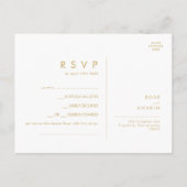 Moderne kerstgrenery | Navy Song Request RSVP Briefkaart (Achterkant)