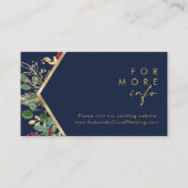 Moderne kerstgrenery | Website marineverbinding Informatiekaartje (Voorkant)