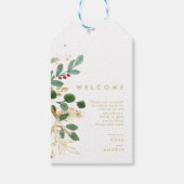 Moderne kerstgrenery | WelkomstcadeauLabels Cadeaulabel (Voorkant)