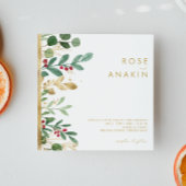 Moderne kerstgrenery | Wit-pleisterhuwelijk Kaart