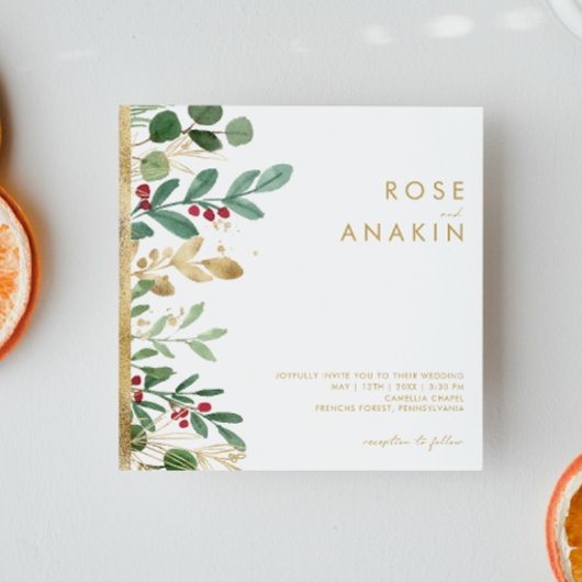 Moderne kerstgrenery | Wit-pleisterhuwelijk Kaart