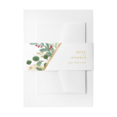 Moderne kerstgrenery | wit uitnodigingen wikkel (Voorkant Voorbeeld)