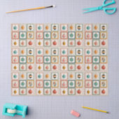 Moderne Kerstgrid met Ornamenten Tissuepapier (Craft)