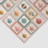 Moderne Kerstgrid met Ornamenten Tissuepapier (Detail)