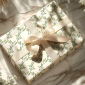 Moderne Kerstgroen Kerstmis Cadeaupapier