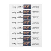 Moderne kersthandgeschreven scriptfoto voor Merry (Vel)