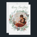 Moderne kerstkaart<br><div class="desc">Creëer een blijvende indruk dit seizoen met een unieke vakantiekaart. Deze eenvoudige,  kerstboomkaart sjabloon biedt een schoon,  modern design. Pas het aan met je informatie en maak het uniek voor jou!</div>