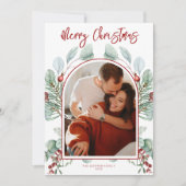 Moderne kerstKaart (Voorkant)