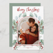 Moderne kerstKaart (Voorkant / Achterkant)