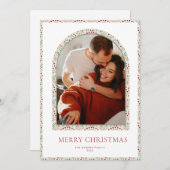 Moderne kerstKaart (Voorkant / Achterkant)