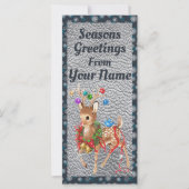  moderne kerstKaart (Voorkant)