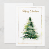 Moderne kerstkaart (Voorkant / Achterkant)