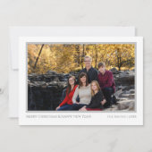 Moderne kerstkaart 1 (Voorkant)