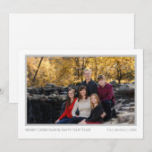 Moderne kerstkaart 1 (Voorkant / Achterkant)