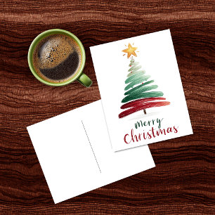 Moderne Kerstkaart Briefkaart