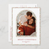 Moderne kerstKaart Feestdagenkaart (Voorkant / Achterkant)