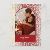 Moderne kerstKaart Feestdagenkaart (Voorkant)