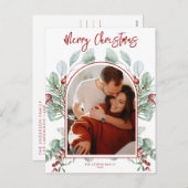 Moderne kerstKaart Feestdagenkaart (Voorkant / Achterkant)