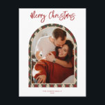 Moderne kerstKaart Feestdagenkaart<br><div class="desc">Creëer een blijvende indruk dit seizoen met een unieke vakantiekaart. Deze eenvoudige,  kerstboomkaart sjabloon biedt een schoon,  modern design. Pas het aan met je informatie en maak het uniek voor jou!</div>