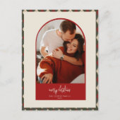 Moderne kerstKaart Feestdagenkaart (Voorkant)