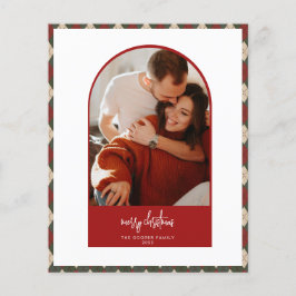 Moderne kerstKaart Flyer