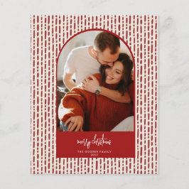 Moderne kerstKaart Flyer