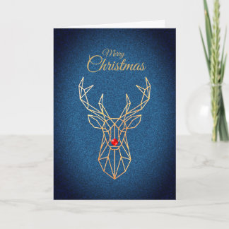 Moderne Kerstkaart Kaart