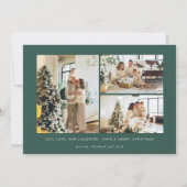 Moderne Kerstkaart | Kerstgroet kaart (Achterkant)