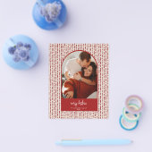 Moderne Kerstkaart met Boog Flyer (Enkel)