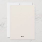 Moderne Kerstkaart met familiefoto (Achterkant)