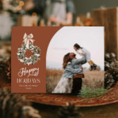 Moderne Kerstkaart met foto