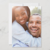 Moderne Kerstkaart met Foto - Mauve Artistieke Boo (Achterkant)