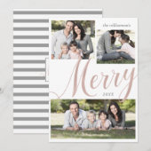 Moderne kerstkaart met meerdere feestdagen (Voorkant / Achterkant)