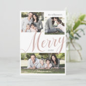 Moderne kerstkaart met meerdere feestdagen (Staand voorkant)