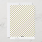 Moderne kerstkaart met prettig gebak (Achterkant)