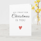 Moderne kerstkaart voor jou kaart (Gele Bloem)