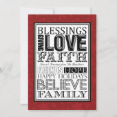 Moderne kerstKaarten Feestdagenkaart (Voorkant)