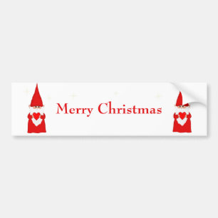 Moderne Kerstkabouters  Bumpersticker